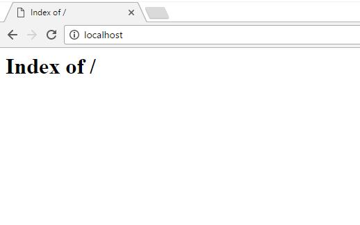 Apache localhost